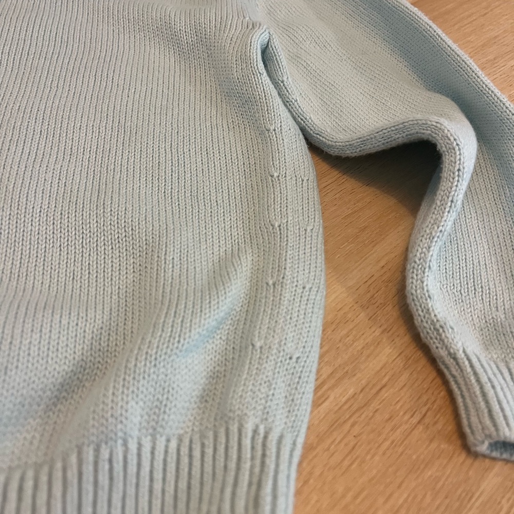 Bonpoint Crewneck light blue Voyage sweater - 100% cotton - Picture 6 of 9